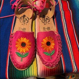 Mexican leather huarache